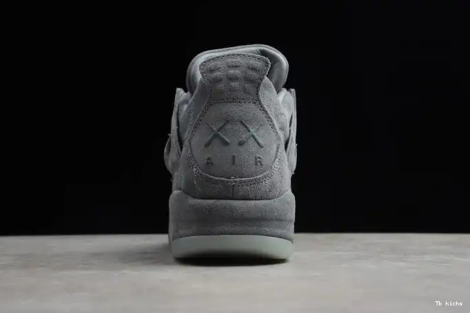 Cheap TBK Cool 930155-003 x KAWS Grey Jordan Air 4 0429
